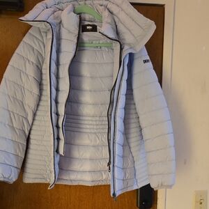 DKNY Sky Blue Quilted Jacket